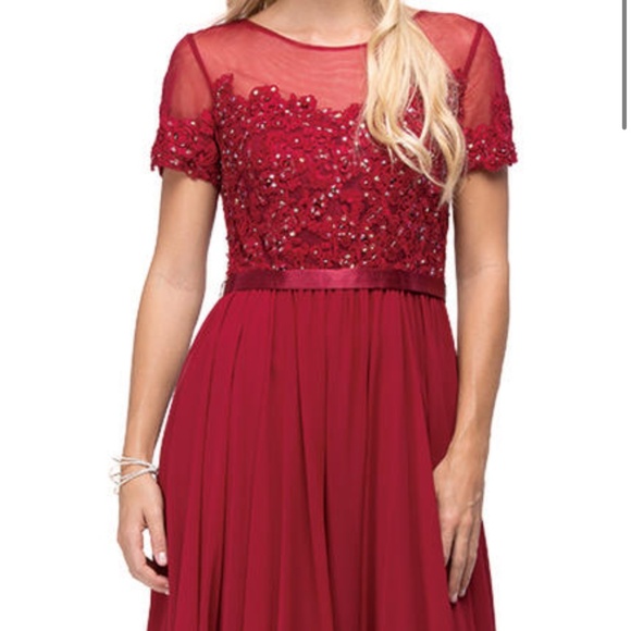 Dancing Queen Dresses & Skirts - Dancing Queen Burgundy Formal Dress Style 9710 NWOT